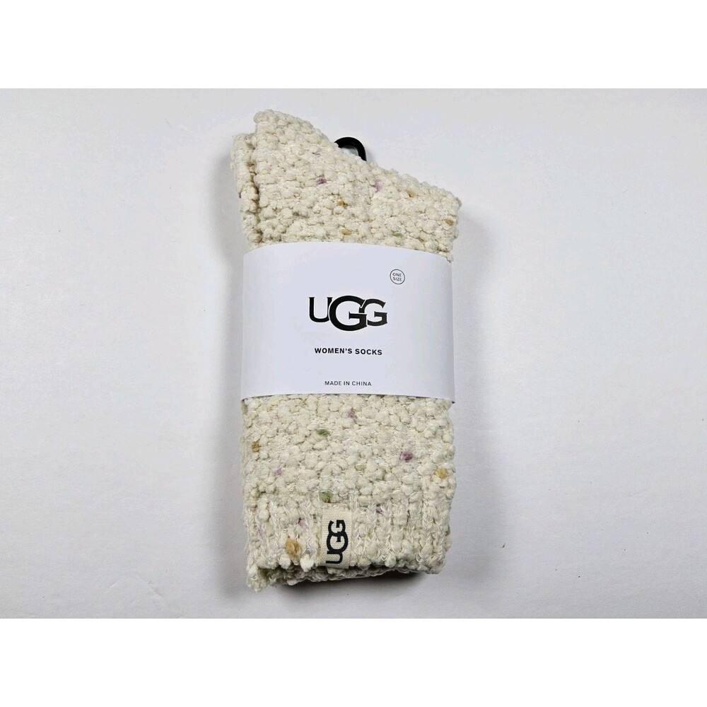 UGG Women's Chenille Popcorn Fuzzy Soft Winter Socks One Size